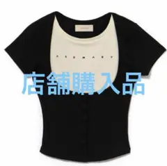 andmary Mary logo tops black