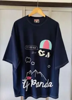 ★値下げ★フライパンダ半袖Tシャツ 【PANDIESTA】 XＬ/ネイビー