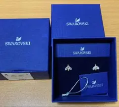 【新品】SWAROVSKI スワロフスキー　ハチ　ピアス　イエローゴールド