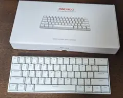 Anne Pro 2 White　CHERRY 銀軸
