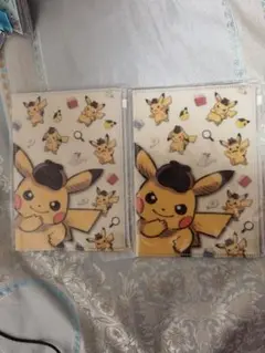ポケットカバー付きノート　帰って来た　名探偵ピカチュウ2枚セット