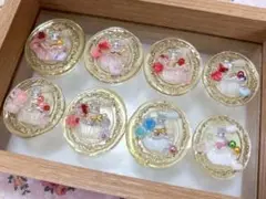 シーリングスタンプシール シーリングワックス 封蝋 香水 クリア 8枚