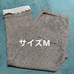peniphass　ブラウン　千鳥格子チェック　パンツ　レギンス　サイズM