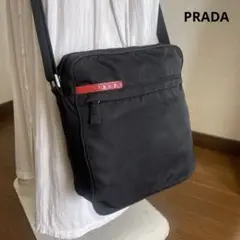 ◇ 良品 PRADA プラダ ショルダーバッグ ナイロン ブラック 男女兼用 ◇