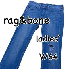 ragu0026bone ラグアンドボーンジーン クラッシュ加工 スキニー ウエスト64