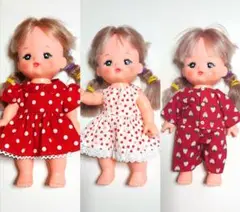 ハンドメイド メルちゃん服 ワンピース2着 パジャマ ②