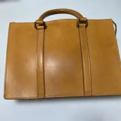 【週末お値下げ】メリーマック　清里工房　レザー　ミニビジネスバッグ