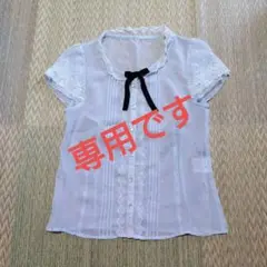 シースルーシャツ 半袖 レース付き
