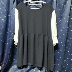 しまむら＊大きいサイズ＊5分〜7分袖チュニック
