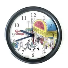 【美品】おさるのジョージ ニコアンド コラボ 壁掛け時計 niko and