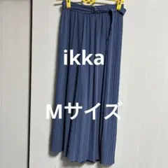 ikka プリーツパンツ　ワイドパンツ　レディースファッション
