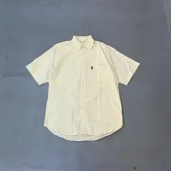 Ermenegildo Zegna ボックスチェック　半袖　シャツ　コットン