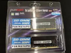 未使用 CFD DDR4-19200 CL17 8GB×2枚 16GB ノート用