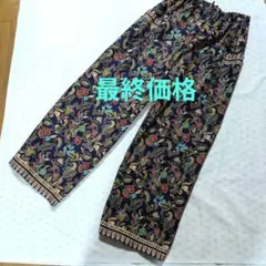 ワイドパンツ シンガポール航空 バティック柄☆ハンドメイド
