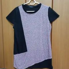 Electtee レオパード柄 シアーシャツ