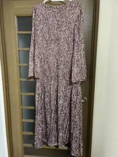 【値下】emmi レッド ロングワンピース 長袖