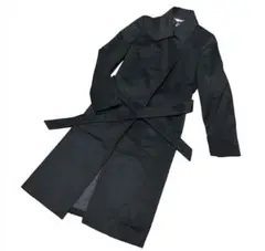 ★美品★INED カシミヤ100% ロングコート ブラック 11号