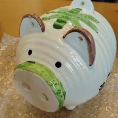 豚の形 陶器製 蚊取り線香ホルダー