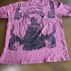 値下げ仏像プリント Tシャツ RESPECT YOURSELF