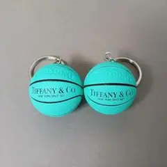 【新品】Tiffany&Coティファニー キーホルダー2個セットバスケットボール