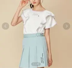 【未使用】2024ssJENNI♡2way肩あきフリルトップス