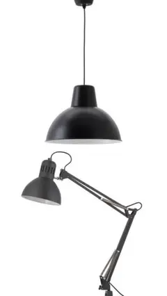 2点セット IKEA SKURUP TERTIAL ブラック ライト