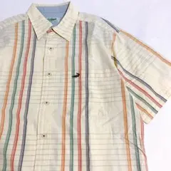 CROCODILE クロコダイル シャツ　半袖　クリーム色