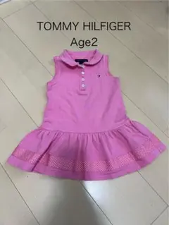 TOMMY HILFIGER ピンク ワンピース Age2