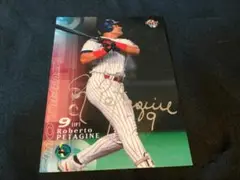 ペタジーニ　ヤクルトスワローズ　サイン入り　トレーディングカード
