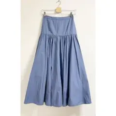 m132_LUANA 美品✨インド製✨コットンギャザースカート IENA ルアナ