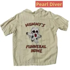 パールダイバー pearl diver ボーリングシャツ 開襟シャツ Mサイズ
