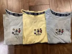 POLO 刺繍Tシャツ 3枚セット