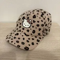 H&M ハローキティ ヒョウ柄キャップ US 12M