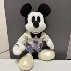 ミッキーマウス ぬいぐるみバッジ ディズニー100周年