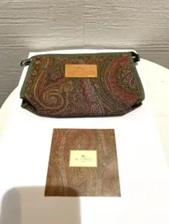 エトロ ポーチ ETRO 新品 バニティ 紫 ペイズリー 希少 レア 素敵 上品 エトロ ポーチ ETRO 新品 バニティ 紫 ペイズリー 希少 レア