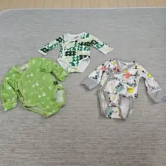 ムーミン&ぞう柄　ベビー肌着 3点セット