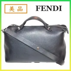 【美品】フェンディ レザー バイザウェイ ショルダーバッグ