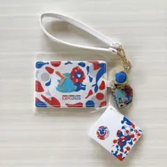 万博記念 合皮パスケース 新品未使用
