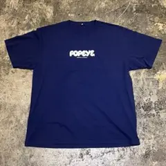 新品未使用 POPEYE Logo T-Shirt / Deep Navy