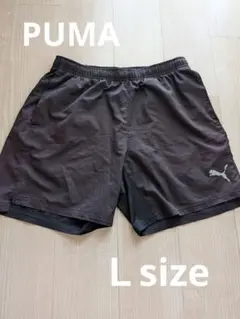 PUMA ドライセル ショートパンツ ポケット付き L ブラック