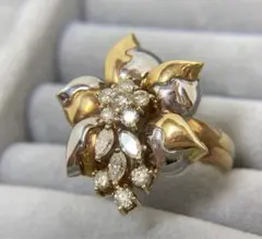 18K ダイヤモンド リング