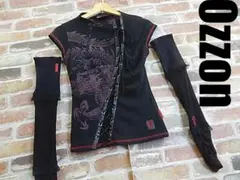 新品タグ付き⭐︎ozz on 春うらら　チャイナカットソー　黒 2025年最新】Ozz On Japan レディース トップス その他の人気