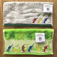 ピクミン タオルハンカチ 2枚セット [新品タグ付]