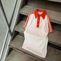 70s 70年代 半袖ポロシャツ 古着 ユニセックス シングルステッチ y2k