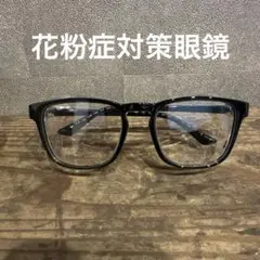 ボストン型 ブラックフレーム 花粉症対策眼鏡