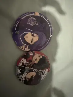 アニメキャラクター 缶バッジ 2個セット
