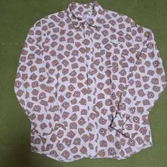 GLOVE HOUSE クマ柄長袖シャツ　Mサイズ