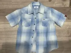 EDWIN 半袖チェックシャツ 110サイズ