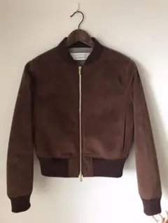 【美品】GREED INTERNATIONALブルゾンノーカラージャケット
