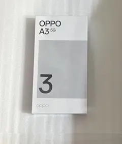新品未使用 OPPO A3 5Gパープル
